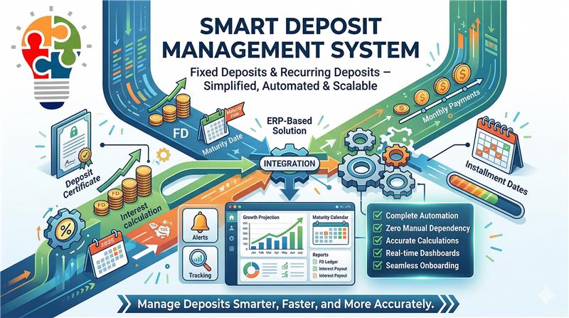 SMART DEPOSIT MANAGEMENT SYSTEM  - Cover Image